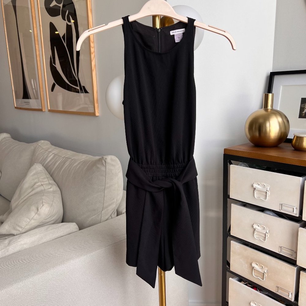Club Monaco sleeveless tie-waist romper